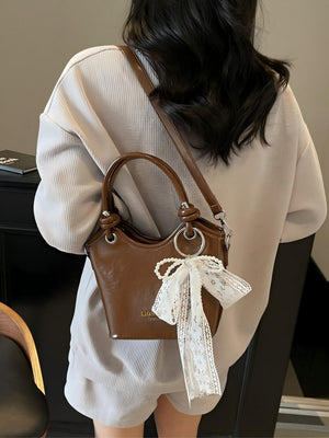 Knotted Color Block Handbag