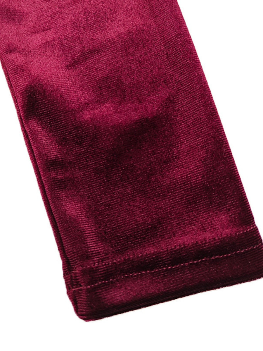 Liber Autumn Women's Pleated Velvet Mini&Short Dresses