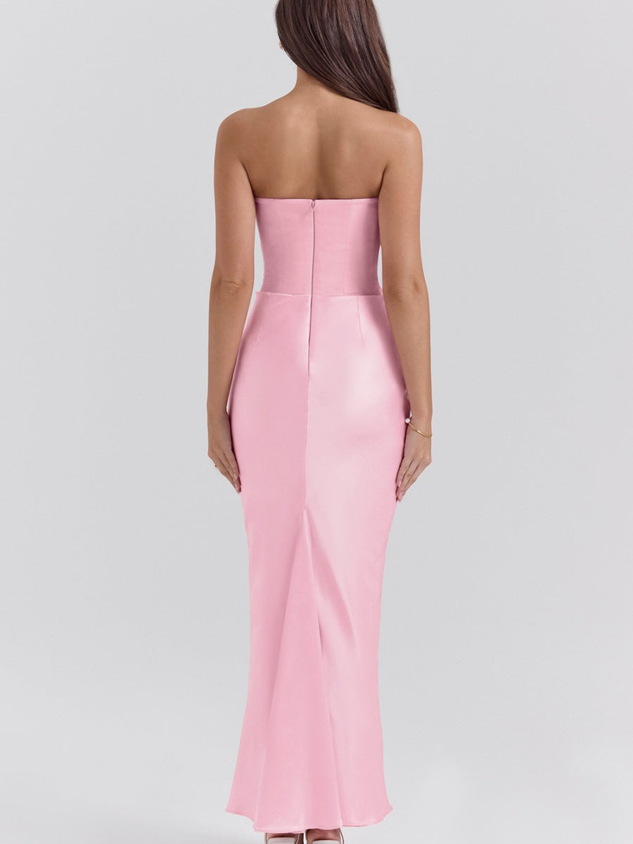 Satin Bob Bob Sexy Slim-fit Mermaid Long Dress