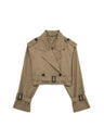 Liber Autumn Women's Buttons Trench Coats
