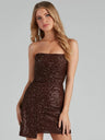 Liber Summer Women's Sequins Mini&Short Dresses