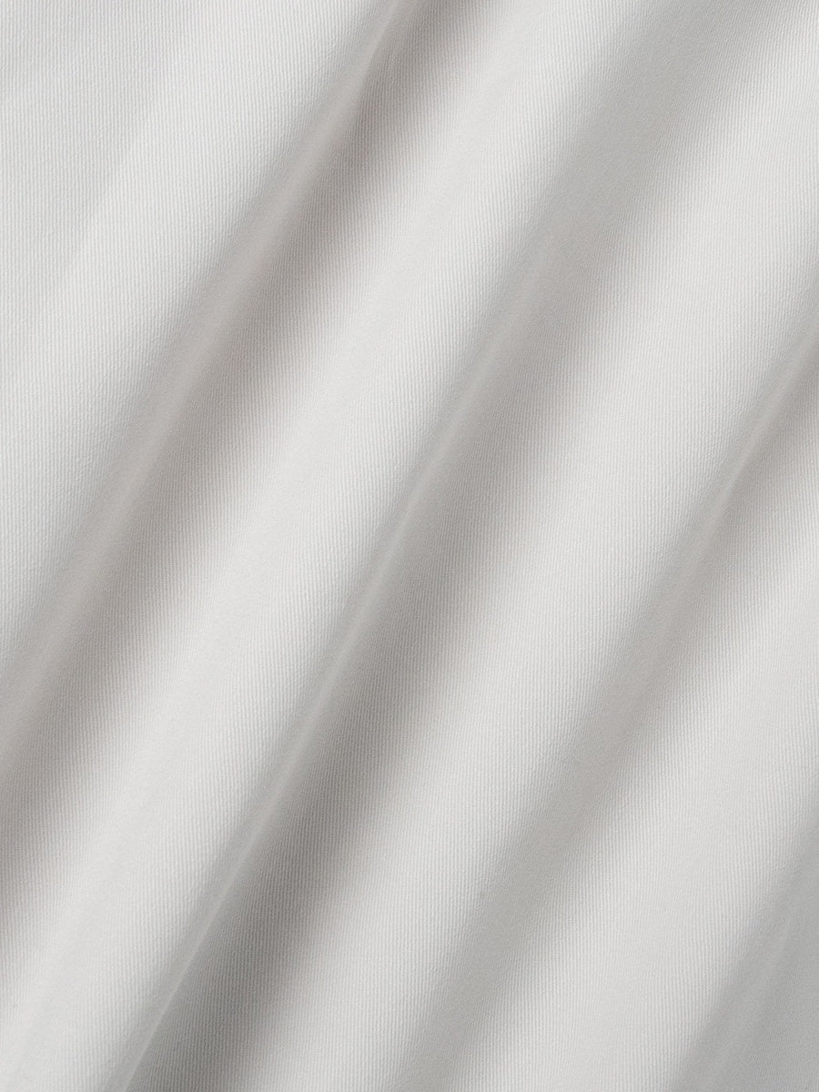 Stand-up Collar Mid-length Drawstring Waist Pure Cotton Trench Coat