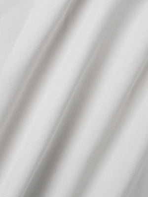 Stand-up Collar Mid-length Drawstring Waist Pure Cotton Trench Coat