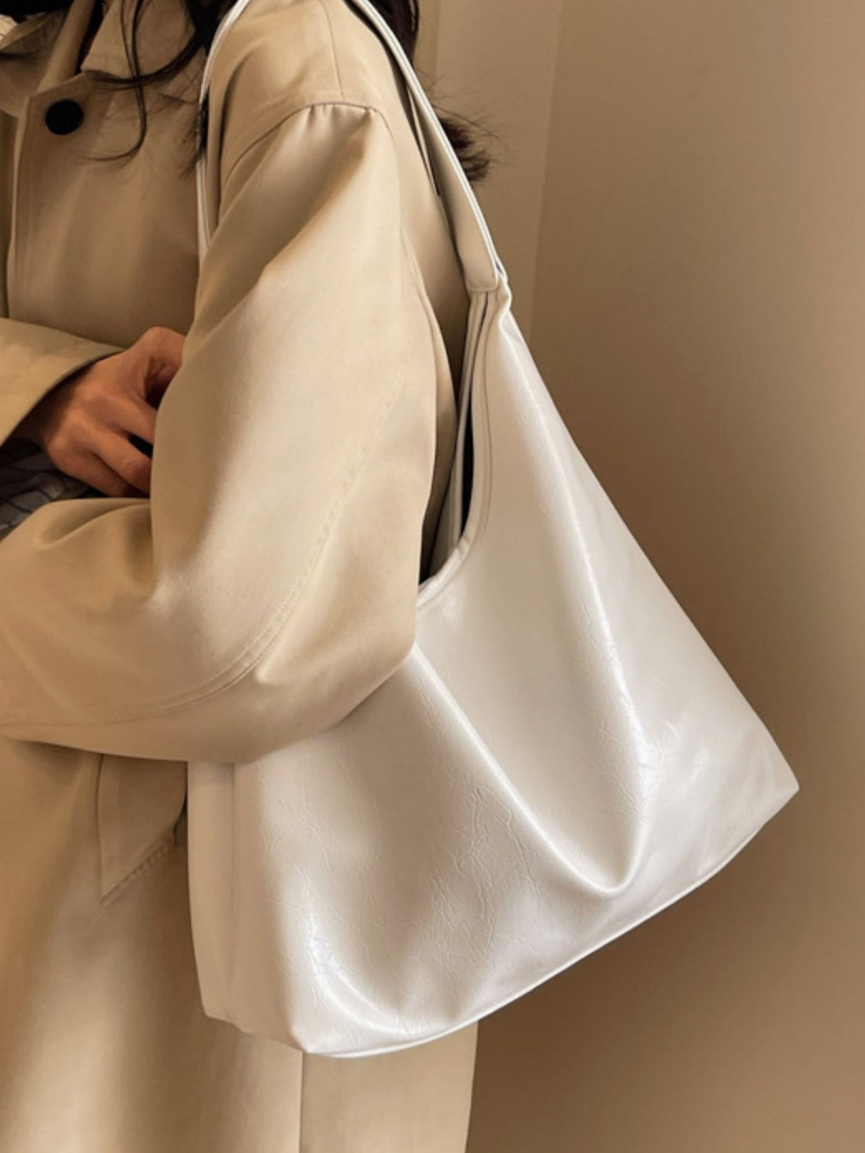 Soft And Spacious Commuter Shoulder Bag