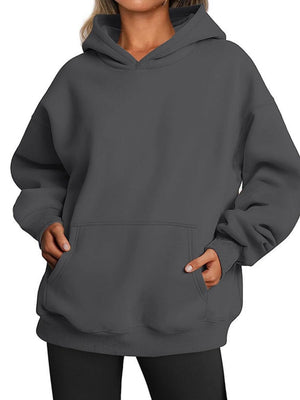 Liber Autumn Women's Pocket Sweatshirts&Hoodies