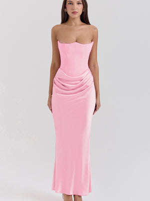 Satin Bob Bob Sexy Slim-fit Mermaid Long Dress