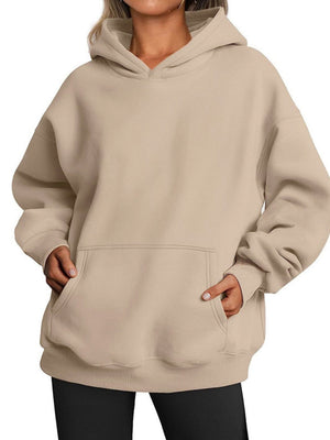 Liber Autumn Women's Pocket Sweatshirts&Hoodies
