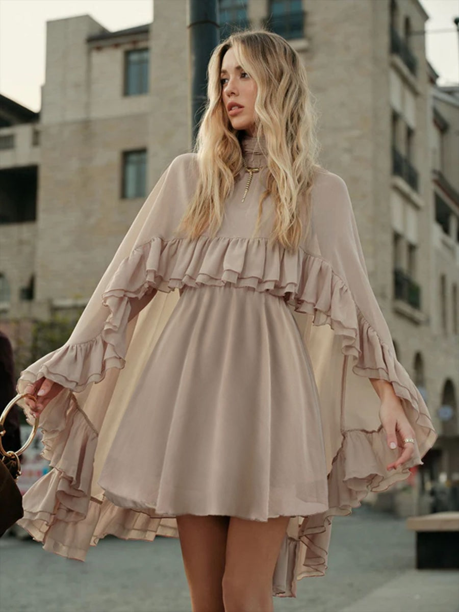 Camisoles Shawl Ruffle Chiffon 2-piece Sets