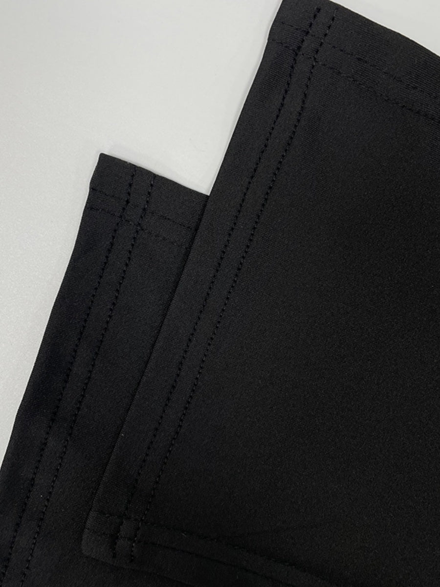 Neckband Lace Up Mesh Formal Dress Maxi Dresses