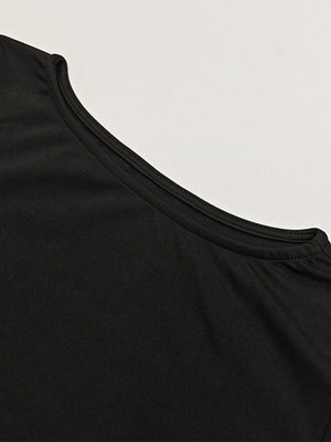 Liber Autumn Women's Ruffle Solid Color Mini&Short Dresses