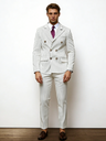 Stripes Business Dinner Wedding Suit 2-piece Sets Set