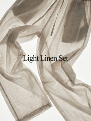 Old Money Style Flax Set 2-piece Sets