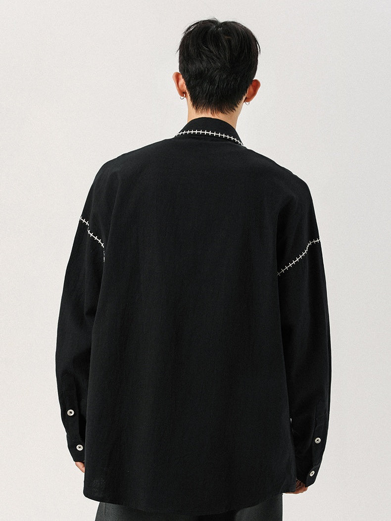 Color-blocked Shirts