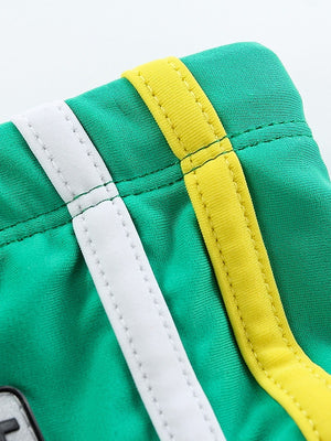 Low Rise Color Matching Beach Triangle Swimming Trunks