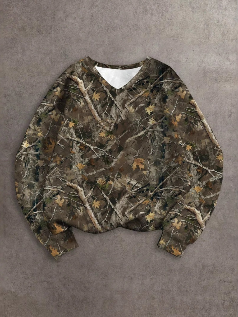 Liber Autumn Women's Splicing Plants and Flowers Sweatshirts&Hoodies