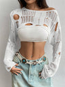 Hollow Out Hole Crochet Knitted Cover-up