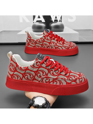 Liber Four Seasons Printed Men's Casual Sneakers