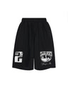 Number Letter Printed Shorts