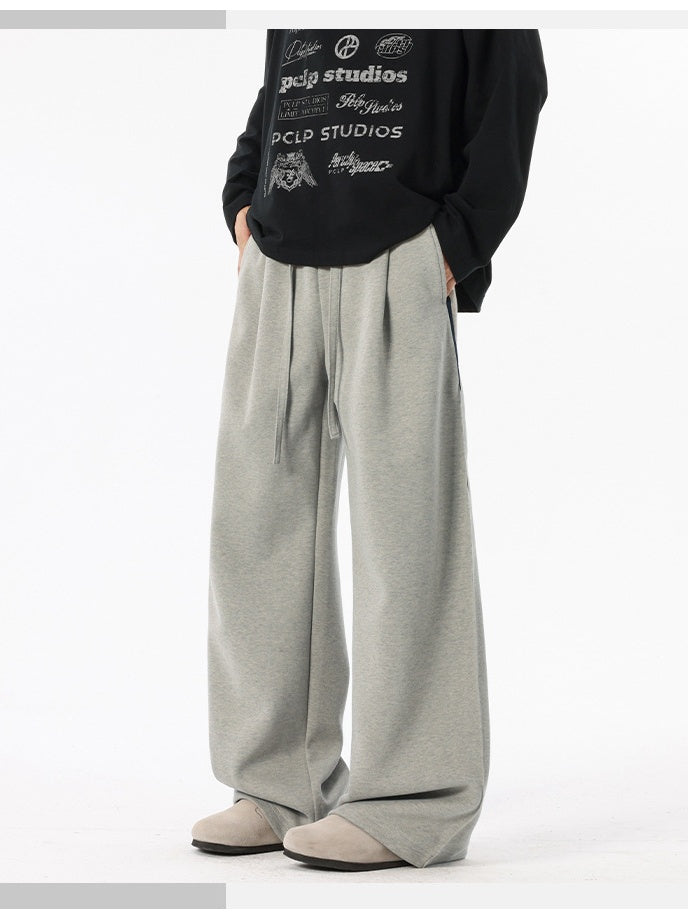 Liber Autumn Neutral wear Patch decoration Solid Color Pants