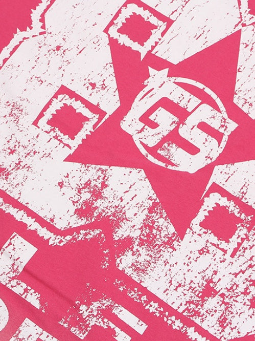 T-Shirts mit Smiley-Gesicht und Farbverlauf aus Wasserwäsche