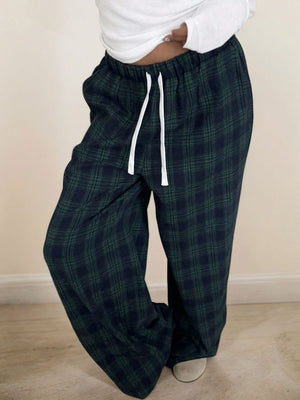 Liber Autumn Women's Plaid Pants