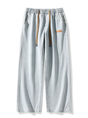 Loose Straight Wide-leg Jeans