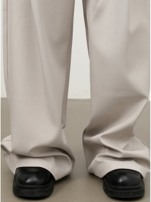 Classic Wide-leg A-shape Dress Pants Pants