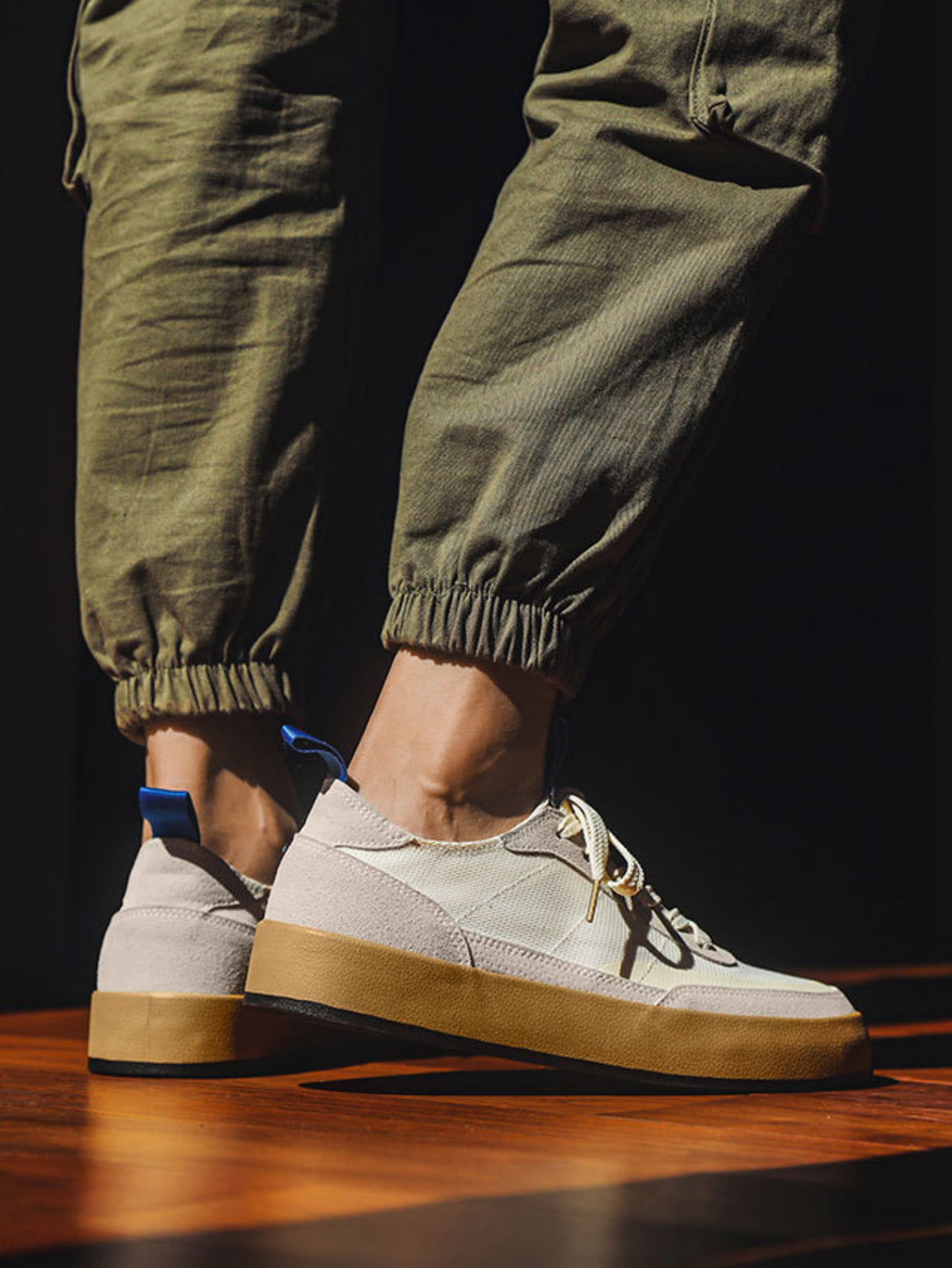 Canvas Color-blocked Sneakers