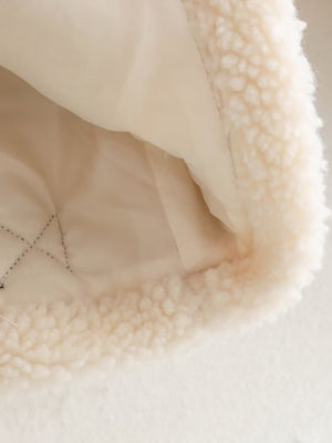 Loose Zipper Splicing Contrast Color Jacket