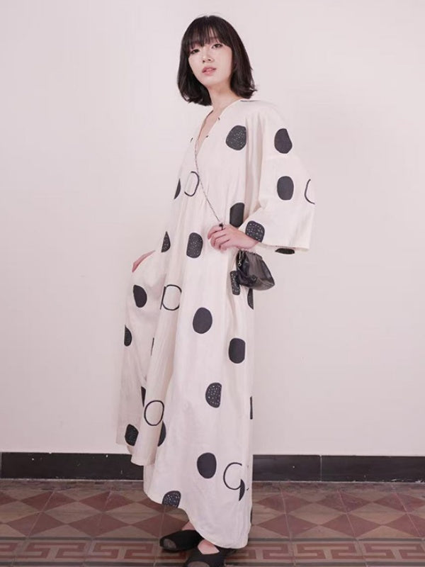V Collar Robe