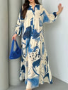 Simple Solid Color Patchwork Dress