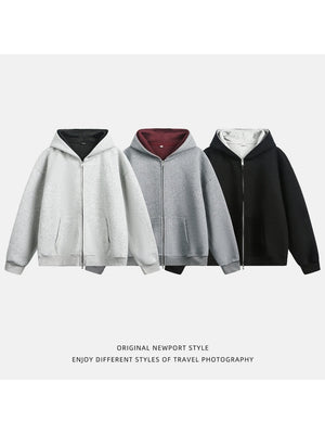 Liber Autumn Men's Solid Color Jackets