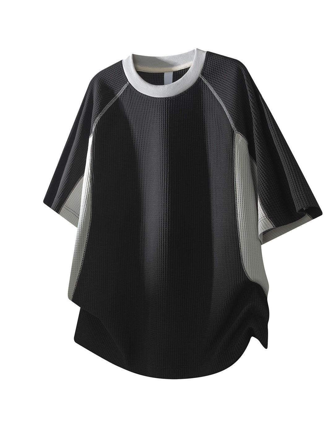Color-blocked Leisure Loose-fit T-shirts