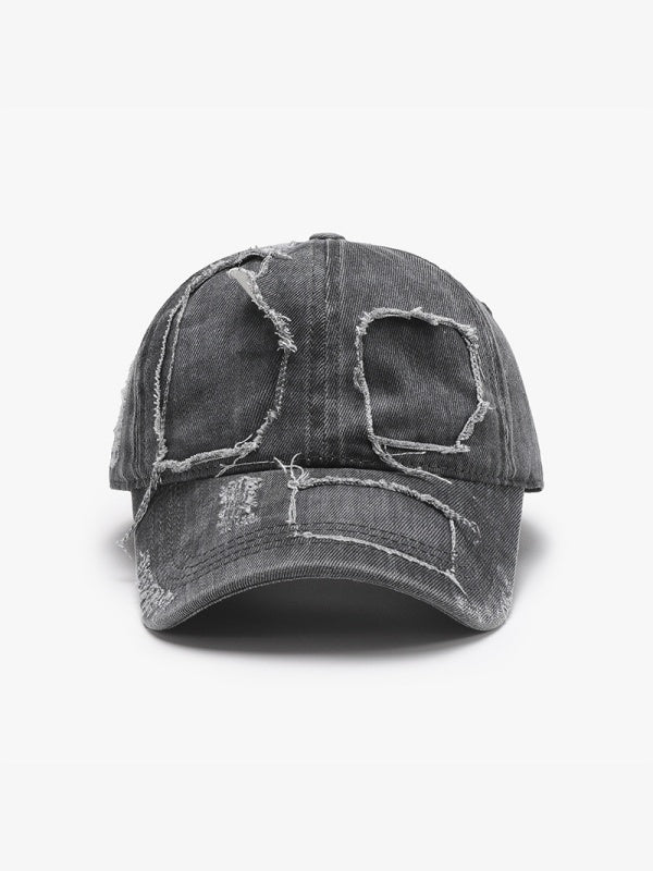 Washed Hole Distressed Baseball Caps
