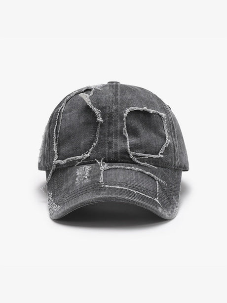 Washed Hole Distressed Baseball Caps