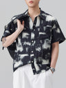 Flax Tie-dye Breathable Shirts