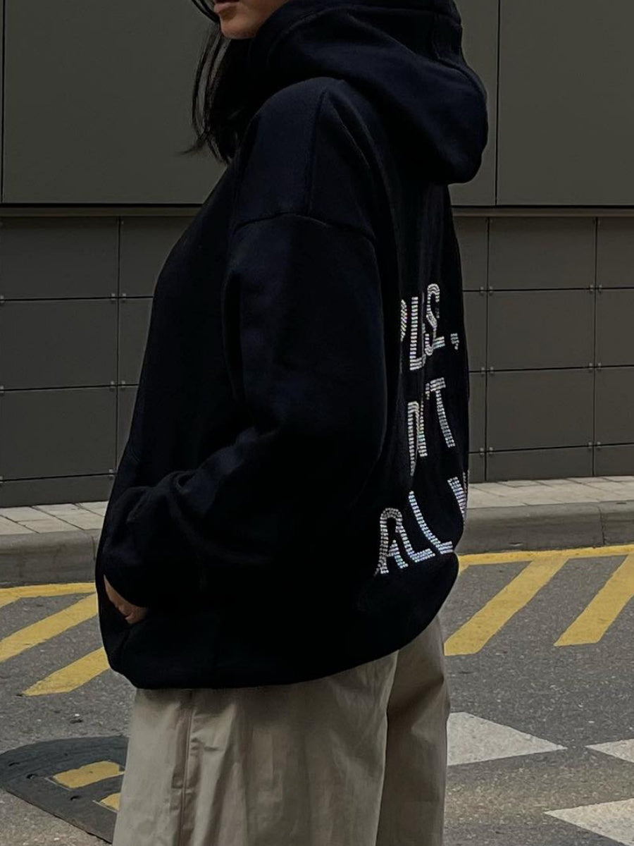 Liber Autumn women's letter printed hoddies