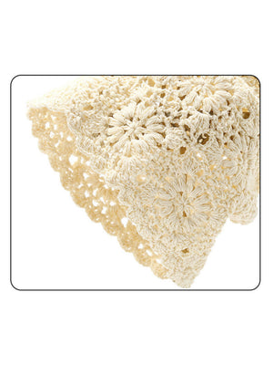 Woven Openwork Women's Pullover Knitted Hat
