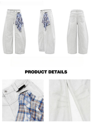 Liber Summer Women's Square scarf decoration Jeans