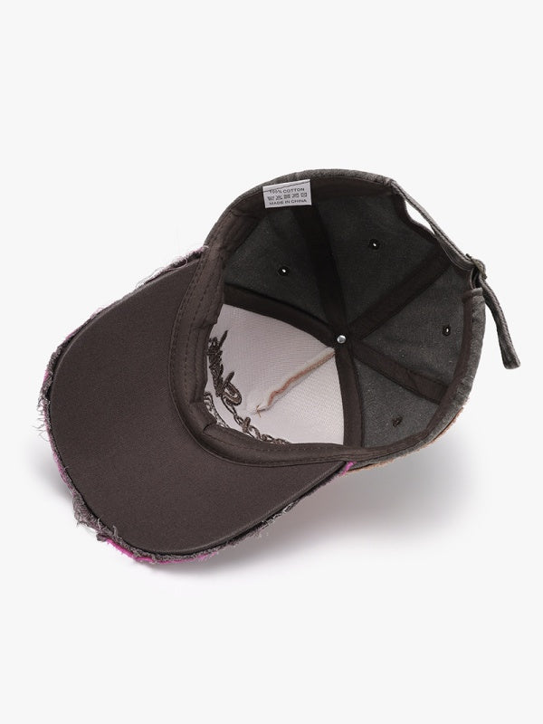 Baseballkappe mit Buchstabenstickerei, großer Kopfumfang, 50 Cent