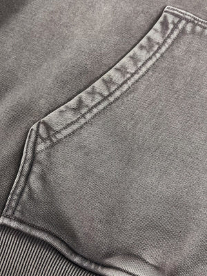 Hip Hop Digital Direct Injection Portrait Print Washing And Aging Hoodies