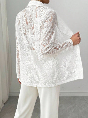 Lace Sunscreen Blazers Commuting Jackets