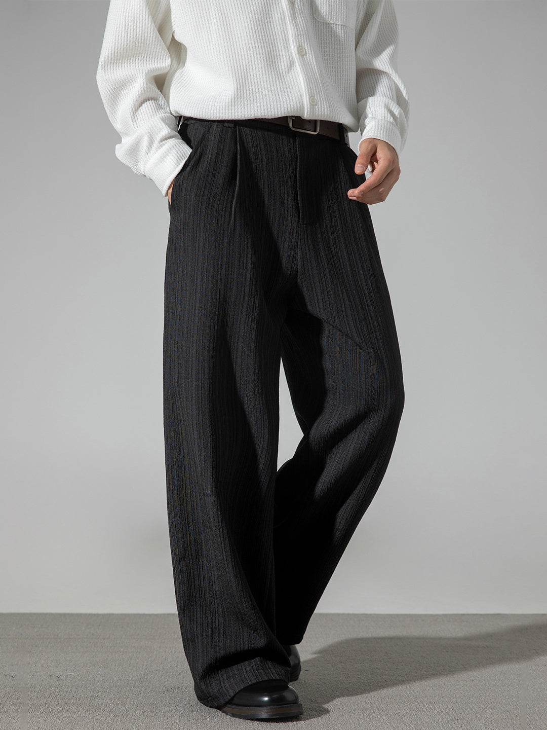 City Commuting Gathering Stripes All-match Pants