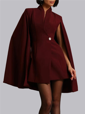 Grace Cloak Slim Fit Workplace Suit Dress