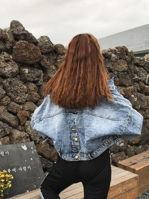 Liber Autumn Women's Short Denim jacket