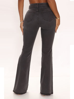 Bell-bottoms Slim-fit Butt-lifting Style Jeans