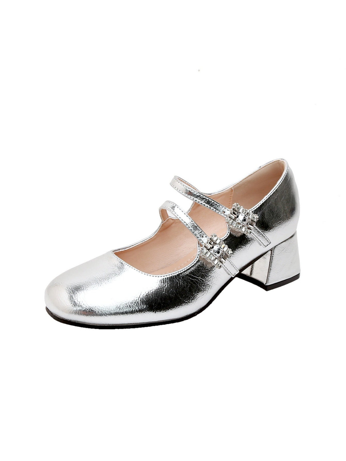 Liber Spring and Autumn Metal Women's Mary Jane Shoes