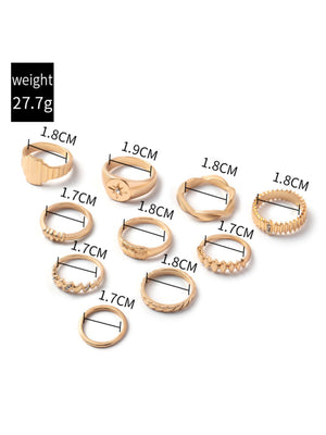 Alloy Ring Set