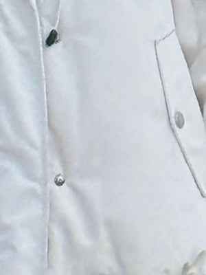 Jackets American Fleece Lined With Fur Collar Hooded Loose Leisure Outdoor Cotton-padded Clothing