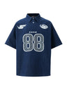 Rhinestone-studded Number No. 88 Polo Shirts